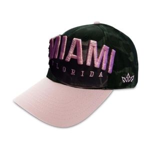 Essencial Cap CAMO/PINK  - Hat MIAMI Florida Adjustable Unisex  NEW NWT